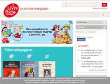 Tablet Screenshot of livredepochejeunesse.fr